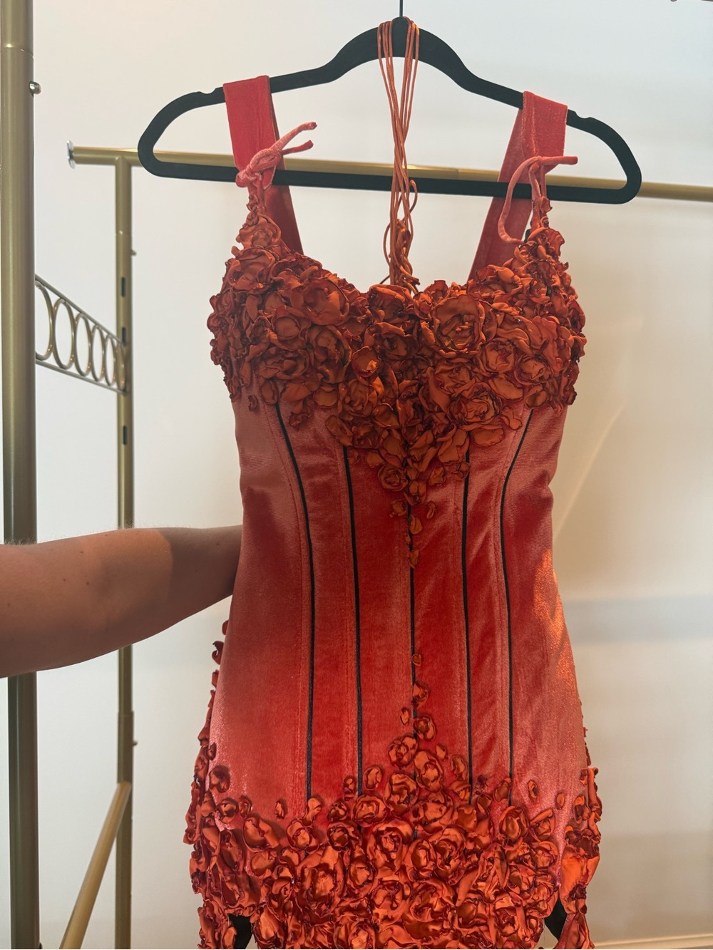 CHAMA Aria Dress — Orange - Picture 4 of 8